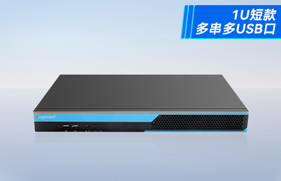 酷睿4代1U短款机架式工控机 双网三显win7工业服务器电脑 DT-S1010MB-GH81MC