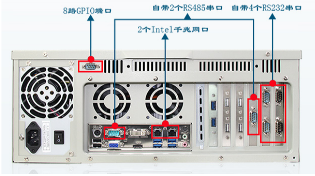 东田4U工控机DT-610L-C236MA端口图.png