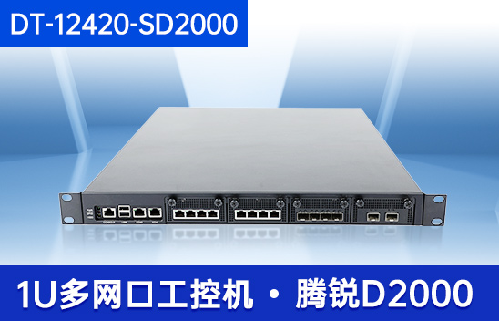 国产多网口工控主机|网络安全工业电脑|DT-12420-SD2000