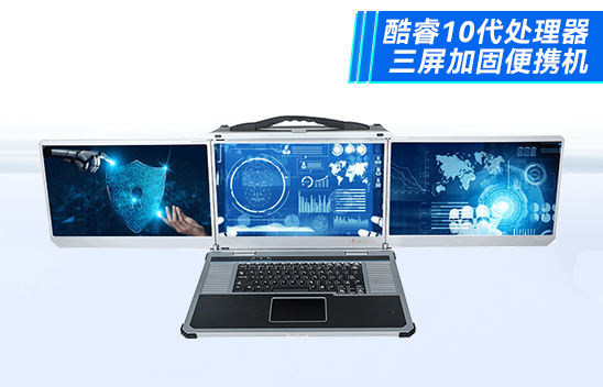 酷睿10代三屏加固笔记本|移动工作站|DTG-LD173-BQ470MA