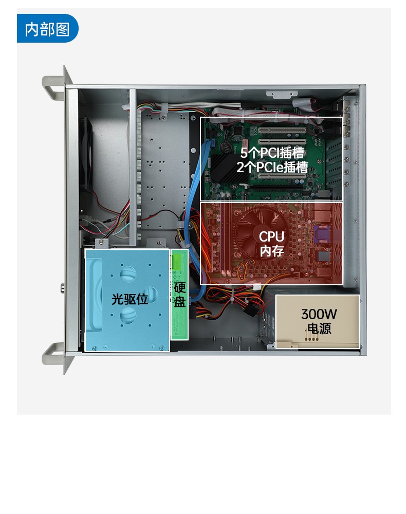 扩展性超强工控机,7pci槽工业电脑,DT-610L-JH420MA.jpg