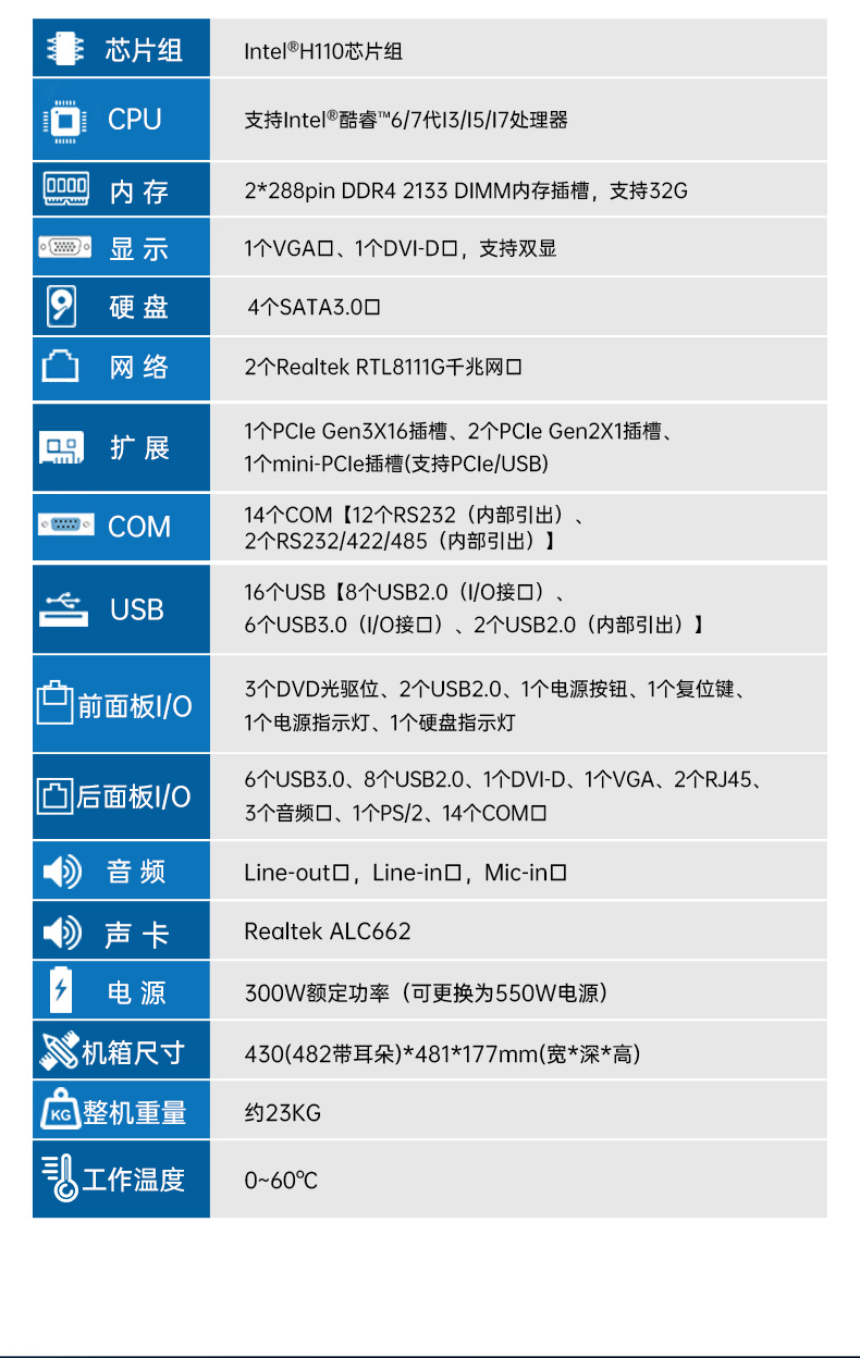 4U机架式工控机,研华主板16个USB口工控主机,DT-610L-684G2.jpg