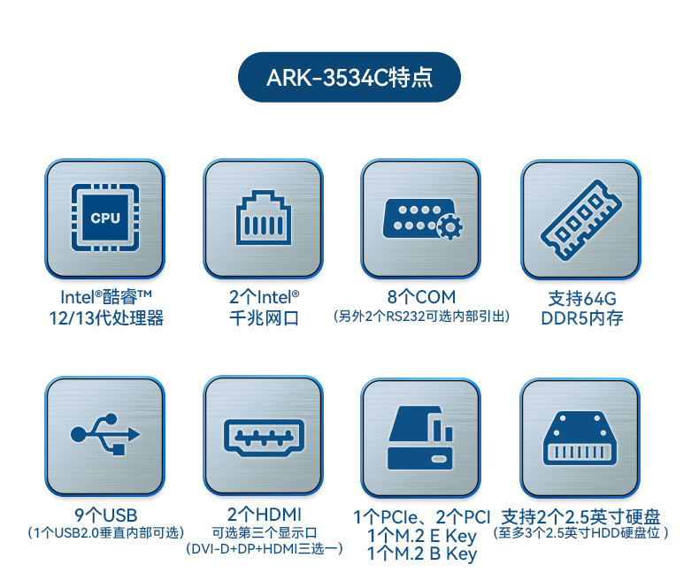 研華科技工控机,车载嵌入式工控主机,ARK-3534B.jpg