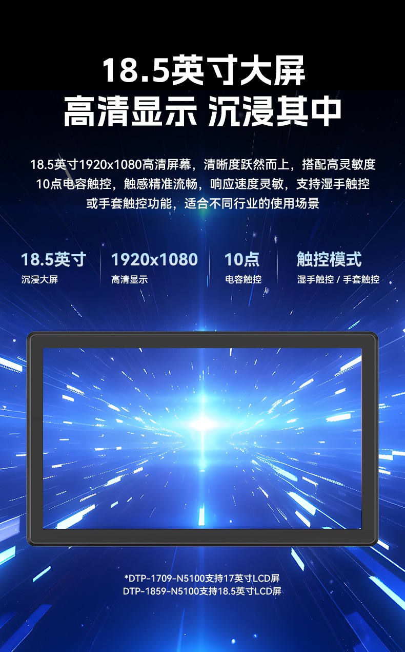 18.5寸工业一体机,工业平板电脑厂家,DTP-1859-N5100.jpg