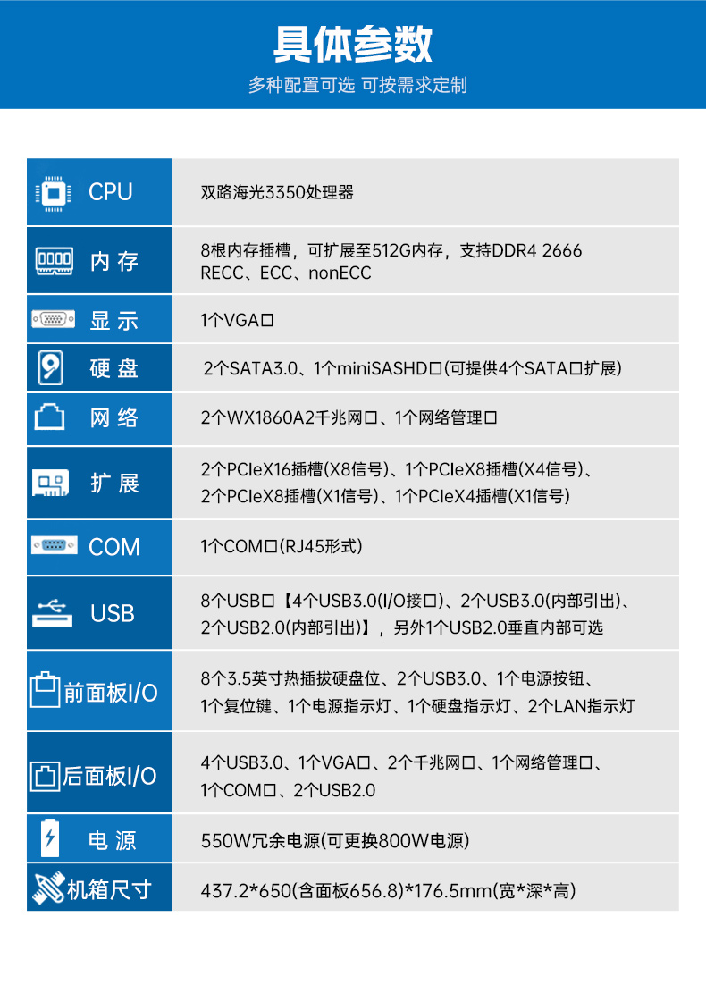 国产化海光工业工控机,4U上架式工控机厂家,DT-46508-D3350MA.jpg