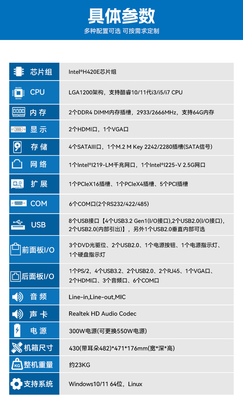 东田4U工控机,工厂/电力系统专用工控主机,DT-610X-JH420MA.jpg