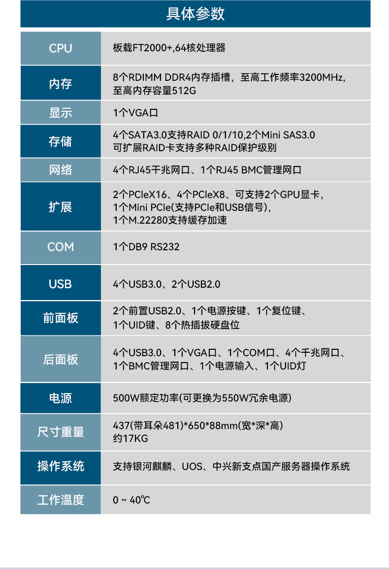 东田高性能2U工控服务器,工业级主机,厂家直供,DT-26508-PF2KMZ.jpg