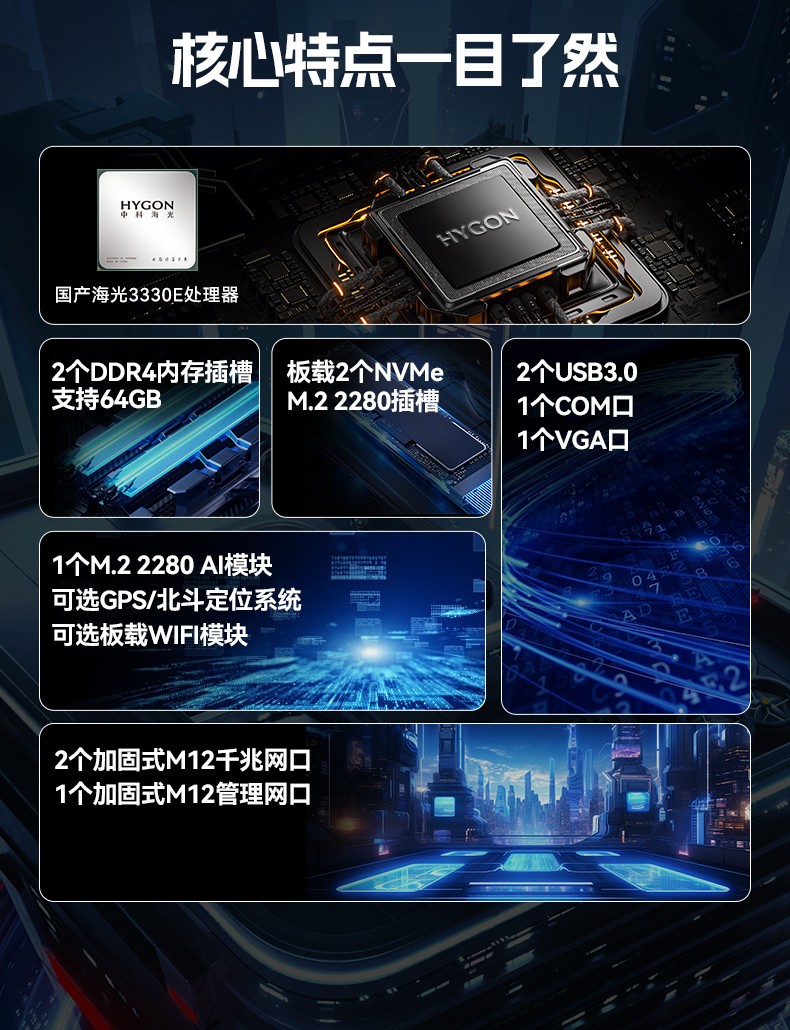 国产化嵌入式工控机,海光3350E迷你工业主机,DTB-3480-3330E.jpg