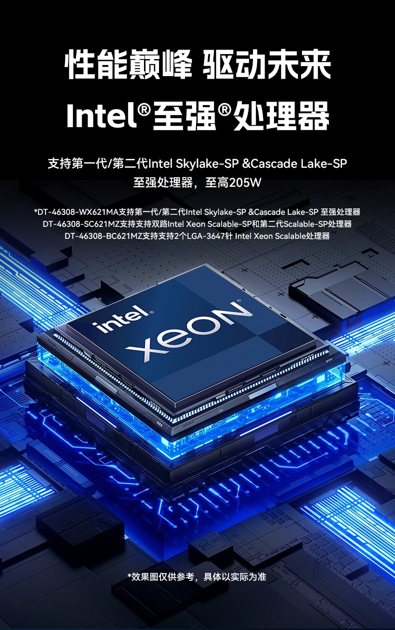4U上架式工控机,Intel至强处理器,7x24小时不间断运行稳定,DT-46308-WX621MA.jpg
